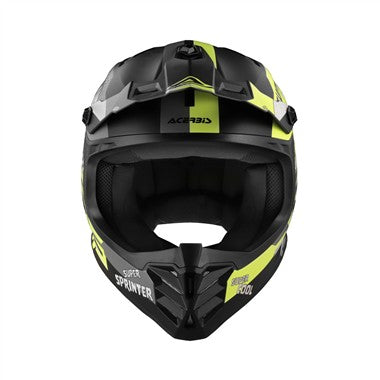 CASCO CROSS BAMBINO ACERBIS PROFILE NERO GIALLO FLU