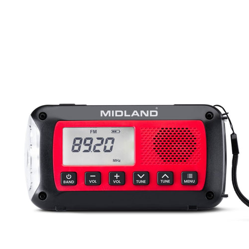 MIDLAND ER100 POWER BANK RADIO D'EMERGENZA - Della Categoria Interfoni Bluetooth Produttore MIDLAND - A soli €71.10! Acquista ora su Due Ruote Accessori