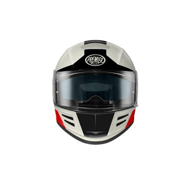 CASCO PREMIER 26 COMMANDER GP 92 BM L pinlock included BIANCO ROSSO TAGLIA S