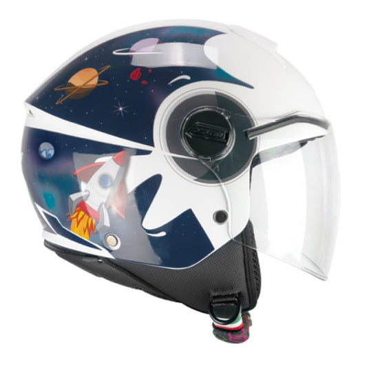 CASCHI CGM BAMBINO 261S MINI SPACE BLU BIANCO - Della Categoria Caschi Bambino Produttore CGM HELMETS - A soli €69! Acquista ora su Due Ruote Accessori