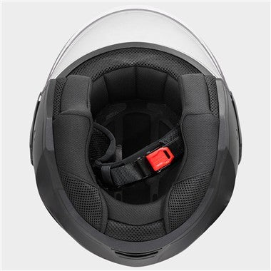 CASCO JET LS2 OF616 AIRFLOW II SOLAR E2206 BIANCO BLU ROSSO LUCIDO
