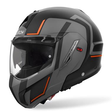 CASCO AIROH MODULARE MATHISSE II MTH2G32 NERO GRIGIO ARANCIO OPACO - Della Categoria Caschi Modulare Produttore Airoh - A soli €262.50! Acquista ora su Due Ruote Accessori