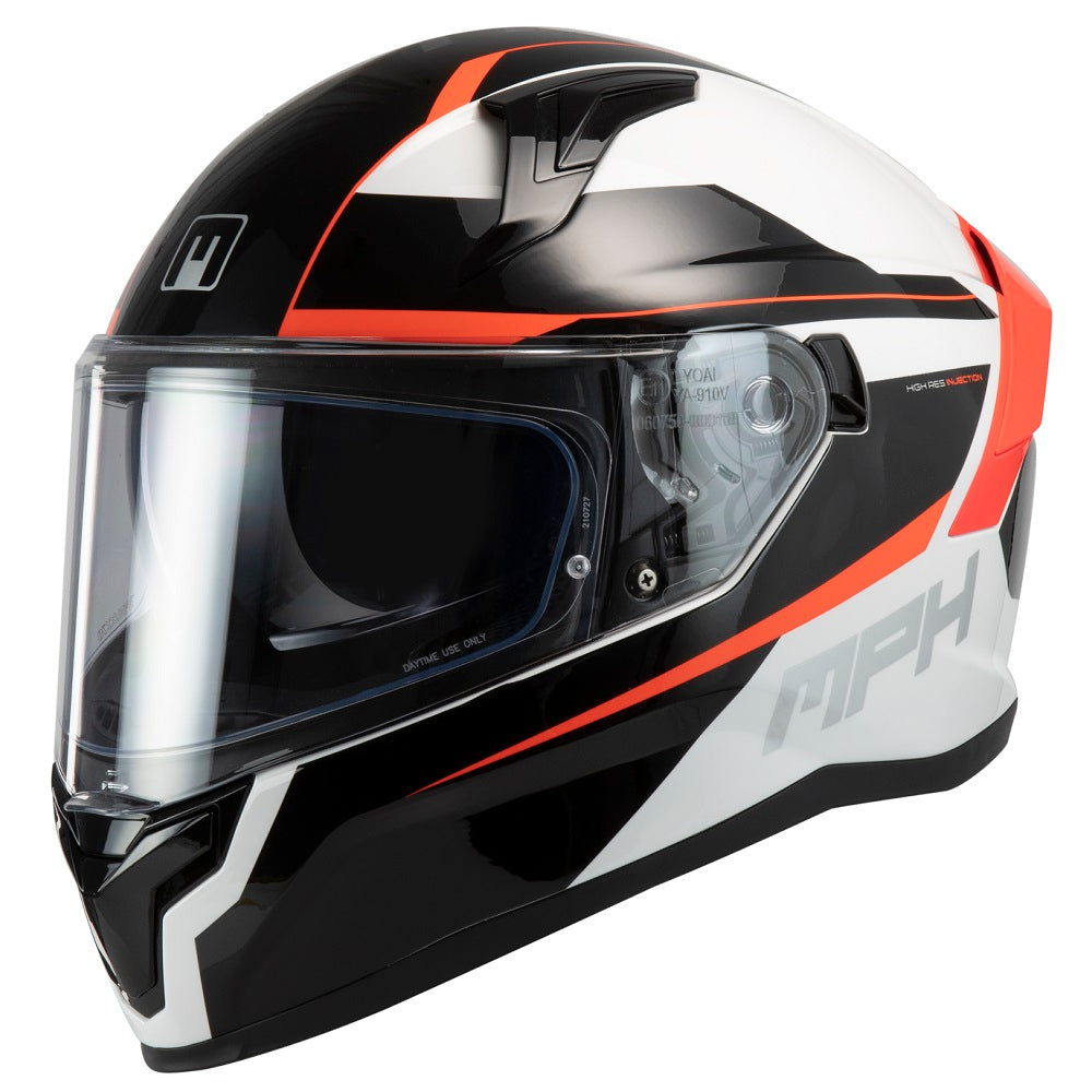 CASCO INTEGRALE MPH TIGER ECE-22-06 NERO BIANCO ROSSO LUCIDO - Della Categoria Caschi Integrale Produttore MPH HELMETS - A soli €110.50! Acquista ora su Due Ruote Accessori