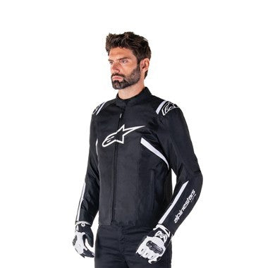 GIUBBINO UOMO TESSUTO ALPINESTARS T-SPS V2 WP NERO BIANCO