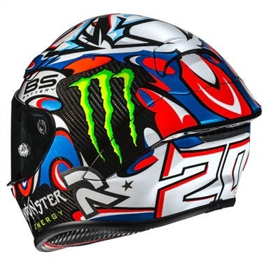 CASCO INTEGRALE HJC RPHA1 V2 CARBON QUARTARARO LE MANS 3 MC21