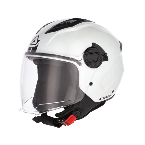 CASCO JET ACERBIS  LEVANTE BIANCO