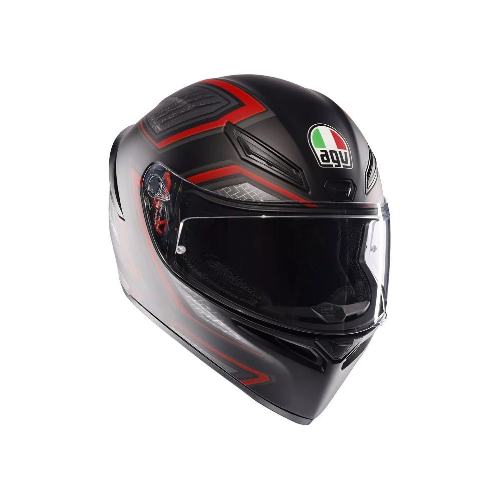 CASCO INTEGRALE K1 S AGV E2206 SLING MATT BLACK-RED - Della Categoria Caschi Integrale Produttore AGV CASCHI - A soli €203.15! Acquista ora su Due Ruote Accessori