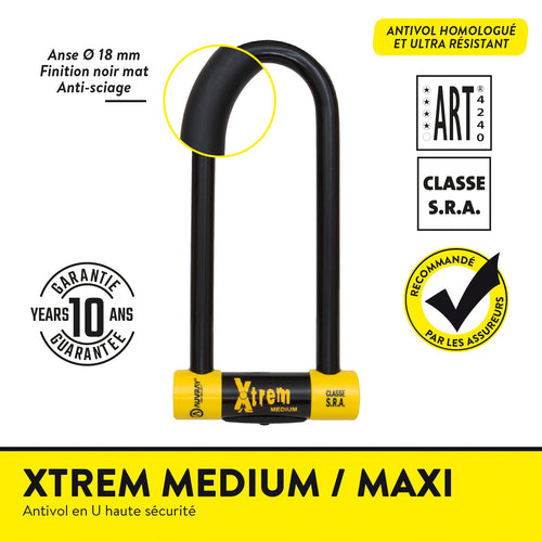 ARCO ANTIFURTO SRA U XTREM MAXI 110X230