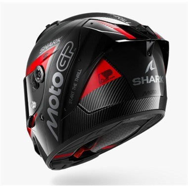 CASCO SHARK AERON MOTOGP CARBON ANTHRACITE RED