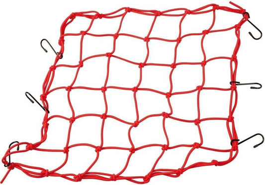 RETE ELASTICA BAGAGLI V PARTS 40X40 ROSSO