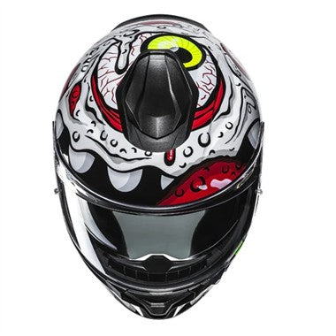 CASCO HJC INTEGRALE C71 SQUEEZE MC41 BIANCO