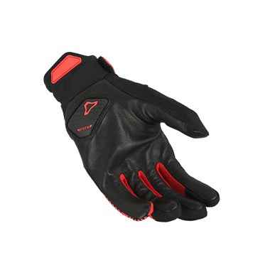 GUANTI MACNA UOMO OBTAIN LEER NERO ROSSO