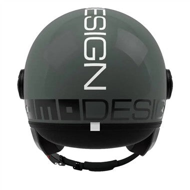 CASCO JET FGTR CLASSIC MOMODESIGN E2206 TWOFOLD FOG VERDE BIANCO NERO