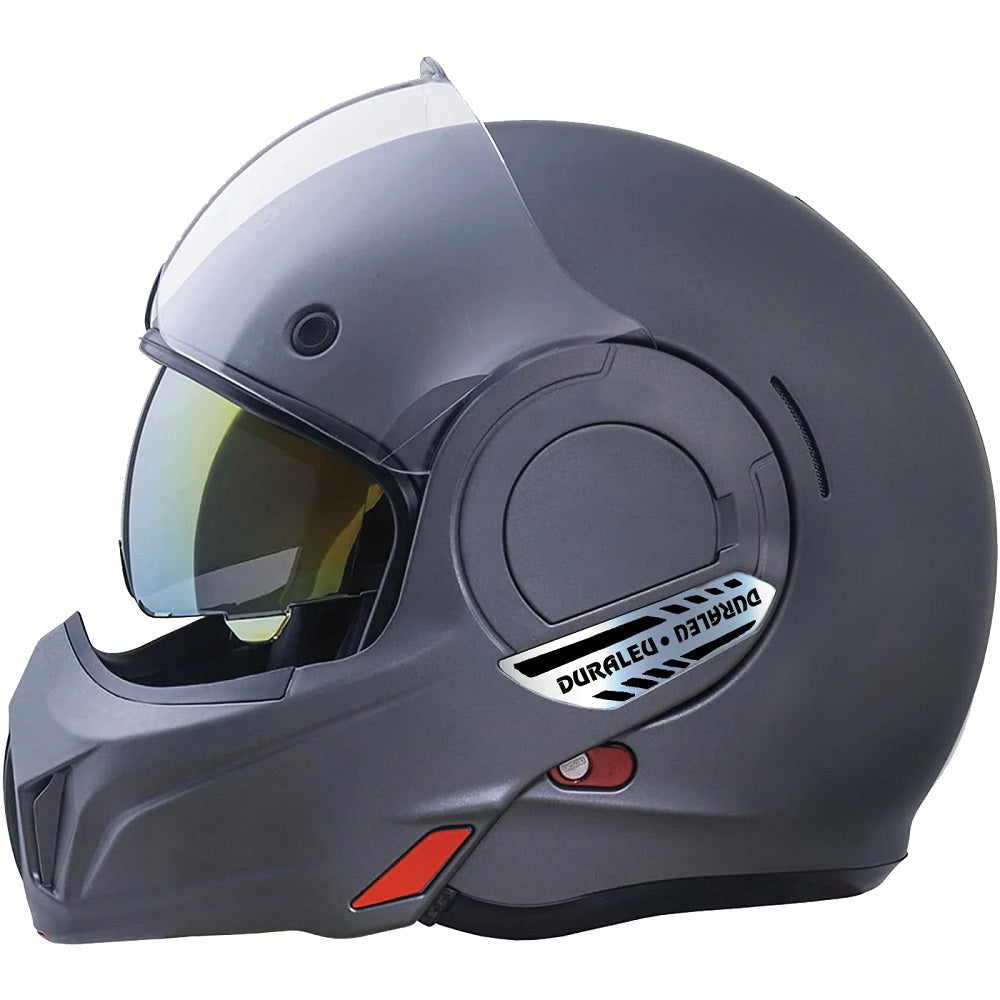 CASCO REVERS DURALEU CABRIO TITANIO OPACO - Della Categoria Caschi Modulare Produttore DURALEU - A soli €180! Acquista ora su Due Ruote Accessori