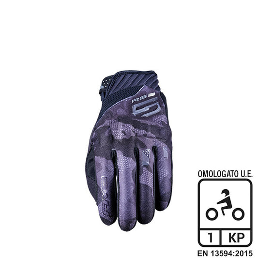 GUANTI FIVE RS3 EVO GRAPHICS CAMO BLACK - Della Categoria Guanti Estivi Uomo Produttore FIVE 5 - A soli €39.90! Acquista ora su Due Ruote Accessori
