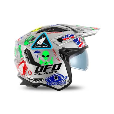 CASCO UFO SHERATAN JET UFO GRAPHIC 2.0 BIANCO OPACO - Della Categoria Caschi Jet Produttore UFO PLAST - A soli €83.80! Acquista ora su Due Ruote Accessori
