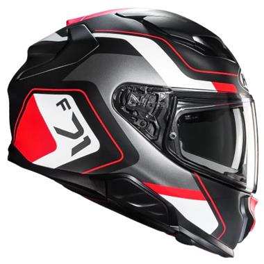 CASCO INTEGRALE HJC F71 ARCAN MC1SF NERO ROSSO BIANCO OPACO