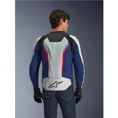 GIUBBINO ALPINESTARS AST V3 AIR GRIGIO BLU ROSSO