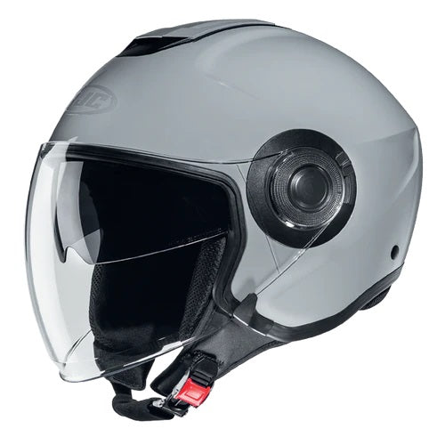 CASCO JET HJC I40N N.GRIGIO CHIARO LUCIDO