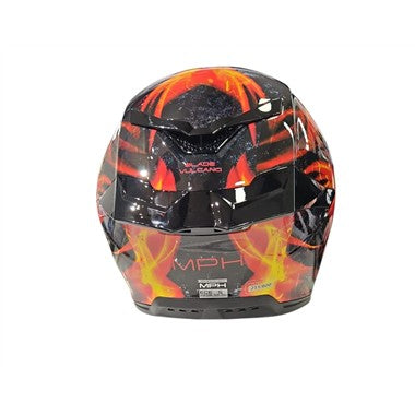CASCO MPH INTEGRALE BLADE E22.06 GRAFICA VULCANO LUCIDO PINLOCK 70