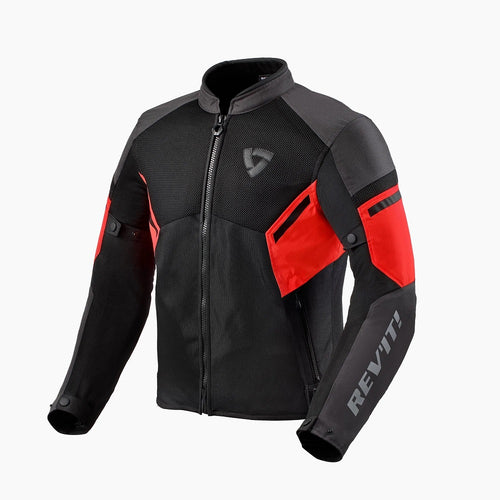 GIUBBINO REVIT UOMO GT-R AIR3 NERO ROSSO FLU - Della Categoria Giubbini Estivi Uomo Produttore REVIT - A soli €144! Acquista ora su Due Ruote Accessori