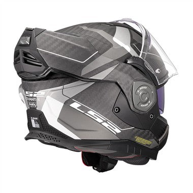 CASCO REVERSIBILE LS2 FF901 ADVANT X CARBONIO HORIZON SILVER GREY 06