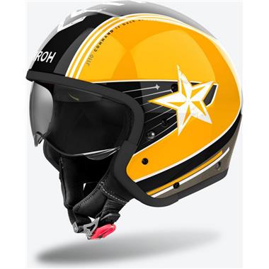 CASCO SCOMPONIBILE AIROH J 110 COMMAND YELLOW GLOSS J1C31 - Della Categoria Caschi Scomponibile Produttore Airoh - A soli €225! Acquista ora su Due Ruote Accessori