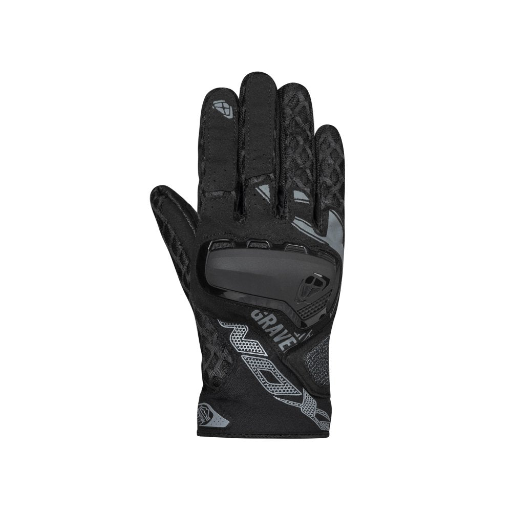 GUANTO EST. TSUTO-PELLE U IXON GRAVEL AIR NERO TAGLIA XL