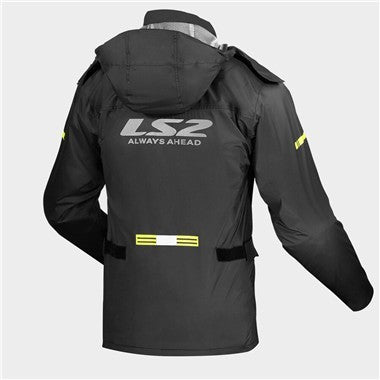 COMPLETO ANTIPIOGGIA LS2 AQUA RAIN SUIT NERO