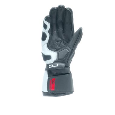 GUANTI UOMO PELLE OJ SLEEK  NERO-BIANCO-ROSSO