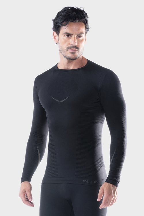 MAGLIA MANICA LUNGA IRN I-SOFT 1.0 SMEAR NERA 2.5