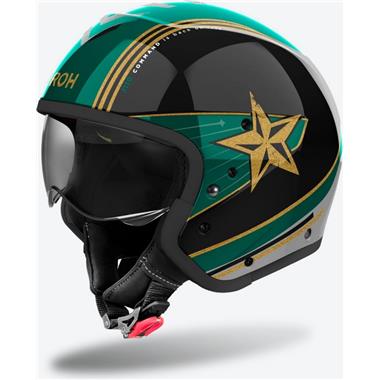 CASCO SCOMPONIBILE AIROH J 110 COMMAND MINT GREEN GLOSS J1C34 - Della Categoria Caschi Scomponibile Produttore Airoh - A soli €225! Acquista ora su Due Ruote Accessori