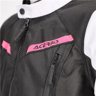 GIUBBINO DONNA ACERBIS CE X-STREET NERO ROSA