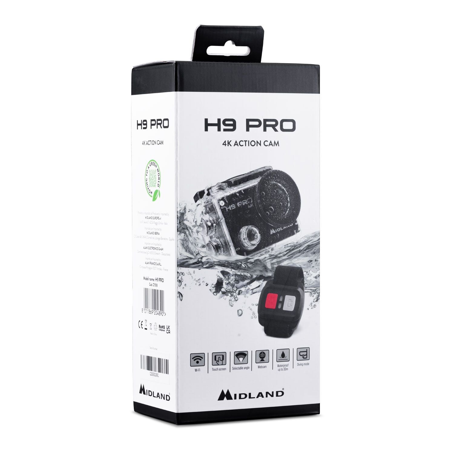 TELECAMERA MIDLAND H9 PRO 4K ACTION CAM