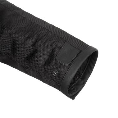 GIUBBINO UOMO ROUTER TUCANO URBANO PELLE E TESSUTO TRAFORATO NERO