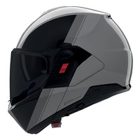 CASCO REVERS NOLAN N120-1 VERNICIATURA SPECIALE 355 GRIGIO NERO FLIP UP