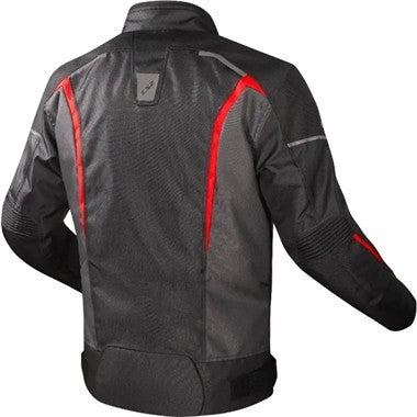 GIUBBINO UOMO LS2 SEPANG MAN JACKET NERO GRIGIO ROSSO