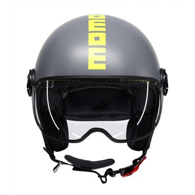 CASCO JET FGTR CLASSIC MOMODESIGN E2206  FLUO MATT GREY-YELLOW FLUO