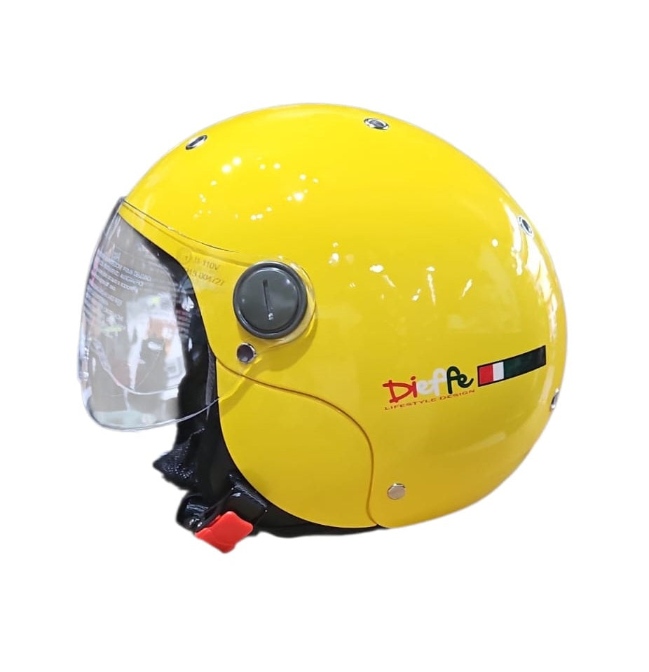 CASCO JET DIEFFE BAMBINO DF44  GIALLO