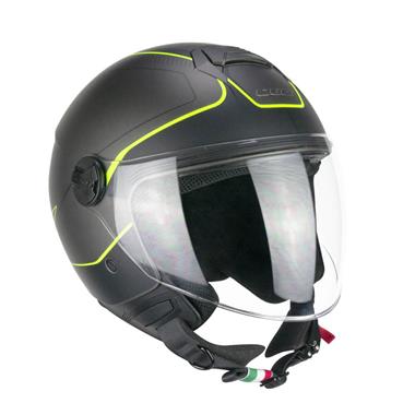CASCO JET CGM 167G FLO WAY ANTRACITE GIALLO FLU OPACO VISIERA LUNGA - Della Categoria Caschi Jet Produttore CGM HELMETS - A soli €78! Acquista ora su Due Ruote Accessori