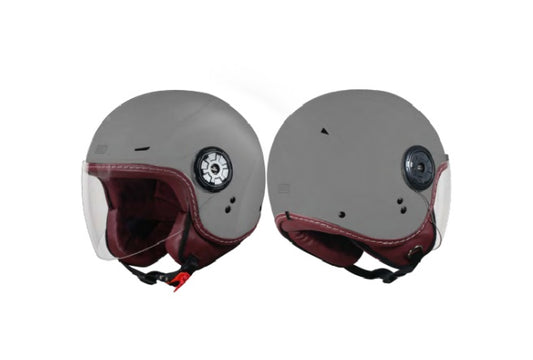 CASCO JET ORIGINE GARDA SOLID GRIGIO LUCIDO