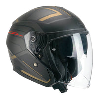 CASCO JET CGM 136S RNA RACE GRIGIO ROSSO OPACO