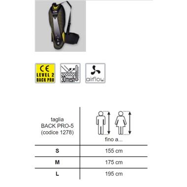 PARASCHIENA CLOVER BACK PRO-5 CE LEV.2 BACKPROTEC-N-G- - Della Categoria Protezioni & Paraschiena Produttore Clover - A soli €84! Acquista ora su Due Ruote Accessori