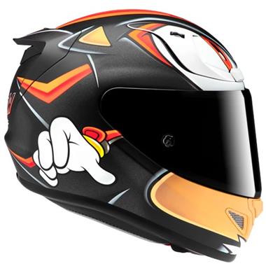 CASCO INTEGRALE HJC RPHA12 SHADOW THE HEDGEHOG MC1SF
