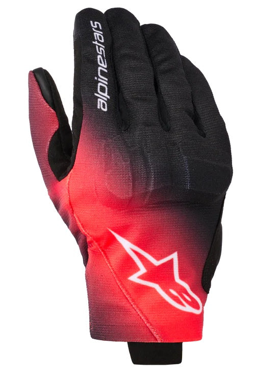 GUANTI ALPINESTARS REEF V2 NERO BIANCO ROSSO FLU