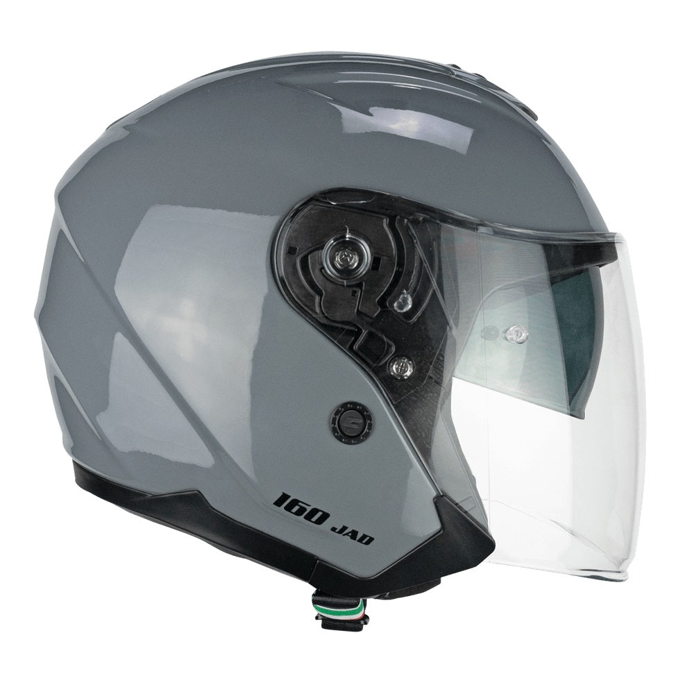 CASCO JET CGM IN FIBRA 160A JAD MONO GRIGIO LUCIDO OM. 06