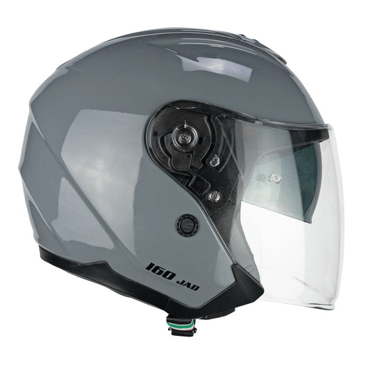 CASCO JET CGM IN FIBRA 160A JAD MONO GRIGIO LUCIDO OM. 06