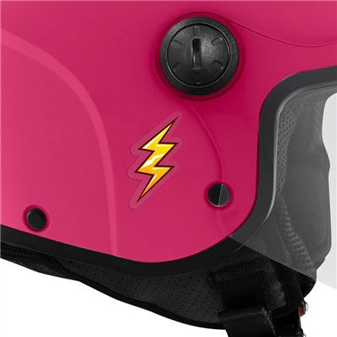 CASCO JET TUCANO BAMBINO EL KID FUCSIA CUFFIE INTERE CONF. 49/50-51/52-53/54