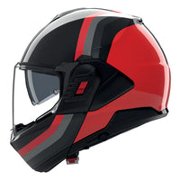 CASCO REVERS NOLAN N120-1 LINEO 351 NERO ROSSO GRIGIO FLIP UP