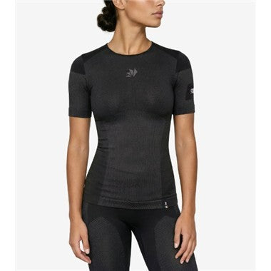 MAGLIA SIX MANICA CORTA NERA GRIGIA